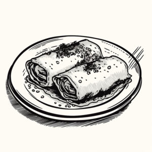 MEAL 02_ Beef Enchiladas_Hand-drawn