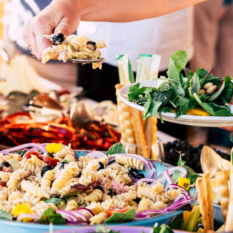 event-catering-close-up-pasta-salad-bar